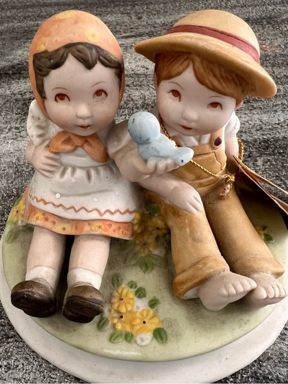 Designers Collection Simple Pleasures Gretchen Children Blue Bird Figurine